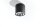 Schwarzer Spot Decke Ø12cm rund GU10 Modern vielseitig