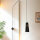Flexible Wandlampe mit Stecker & Schalter Schwarz