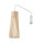 Wandlampe Holz Weiß Dover