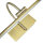 Elegante LED Wandlampe Jugendstil 3000K in Messing