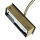 Elegante LED Wandlampe Jugendstil 3000K in Messing