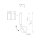 Schwarze Wandlampe mit Schalter G9 Echt-Messing