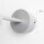 Spot mural orientable en argent