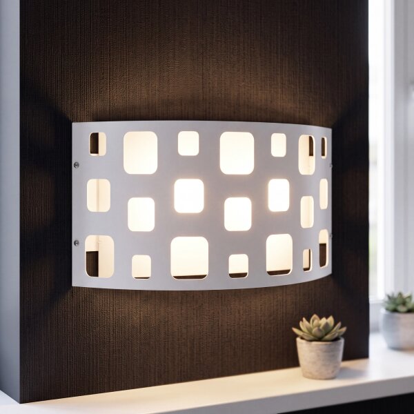 Moderne Wandleuchte MALLOW Weiß
