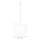 Lampe à suspendre stylée GABRIELA Blanc Design Ø35cm
