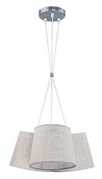 Lampe à suspendre tissu 3 flammes Moderne Pour...