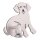 Kinderleuchte DOG in Weiß