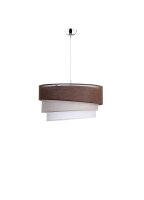 Lampe &agrave; suspendre styl&eacute;e FELICITA brune...