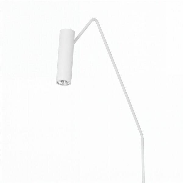 Lampadaire Spot en blanc