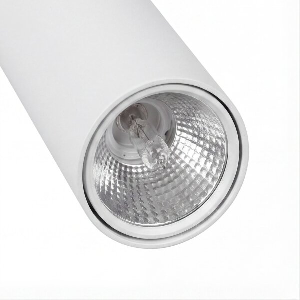 Lampadaire Spot en blanc