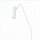 Lampadaire Spot en blanc