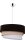 Lampe &agrave; suspendre styl&eacute;e FELICITA Marron Moderne &Oslash;45cm