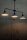 Plafonnier noir 3xE27 COLLIN Lampe de table à manger