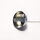 Suspension grise tissu Ø45cm design moderne