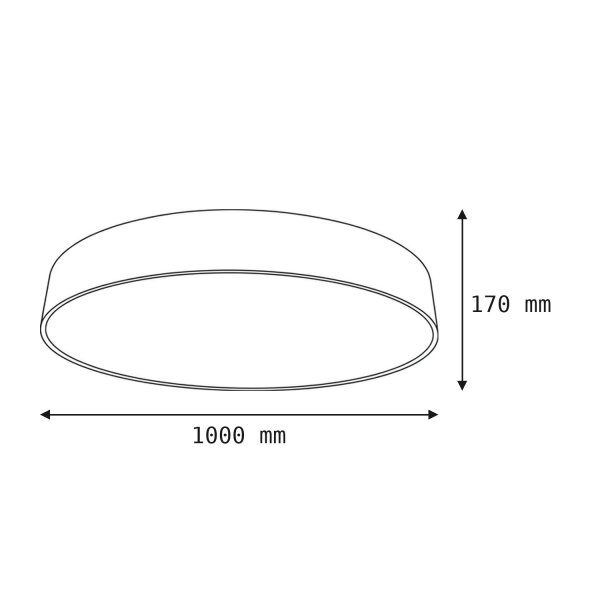 Lampe de plafond blanc 9-flmg Salon Lampe LEONOR