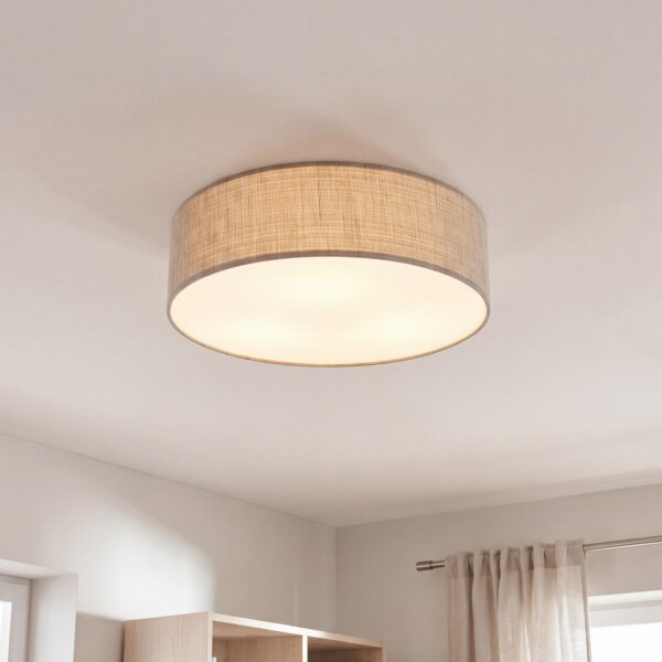 Deckenleuchte SELINA Grau 3-flmg Wohnzimmer Lampe
