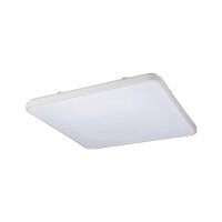 Plafonnier LED blanc métal IP44 4000K à...