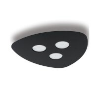 Plafonnier noir à faible éblouissement 3...