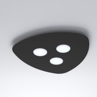 Plafonnier noir à faible éblouissement 3...