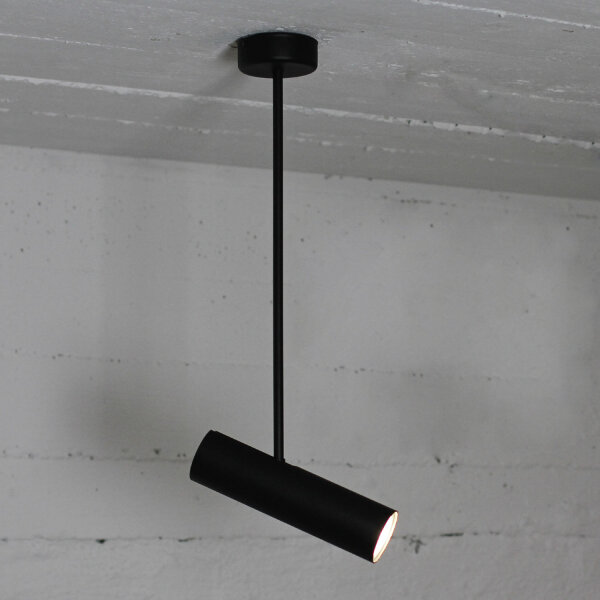 Plafonnier orientable Moderne en noir
