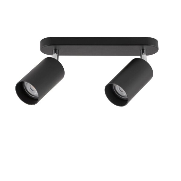 Spot de plafond en noir 2flmg