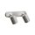 Deckenspot in Silber 2-flmg