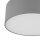 Plafonnier CAMERON en gris Ø35cm 2-flmg