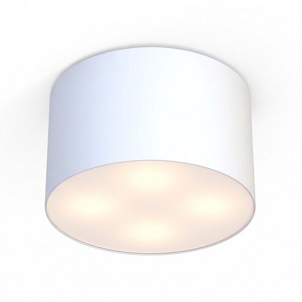 Plafonnier blanc rond Ø 45 cm 3-flmg