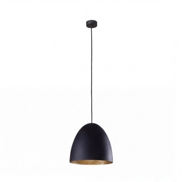 Lampe à suspendre ORNELLA Noir Or Salon Luminaire