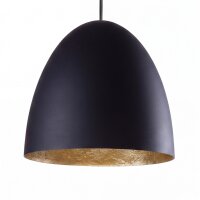 Hängelampe ORNELLA Schwarz Gold Wohnzimmer Leuchte