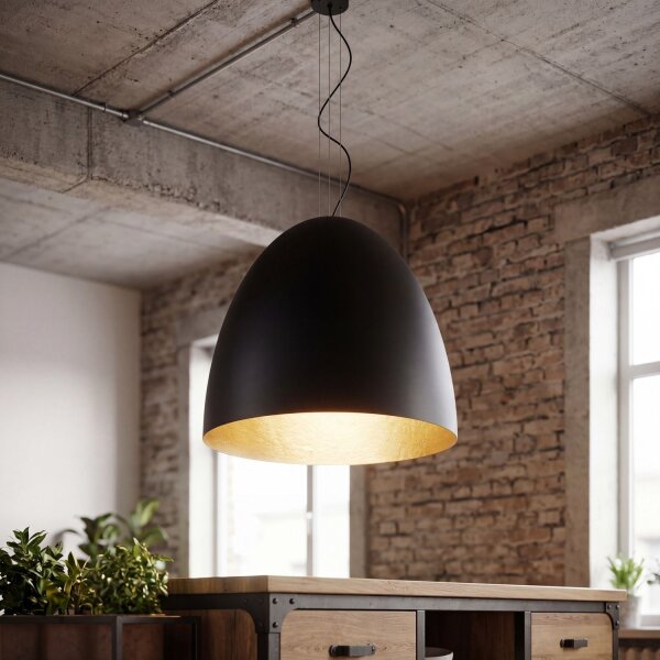 Suspension Noir 7-flmg Lampe à suspendre ORNELLA