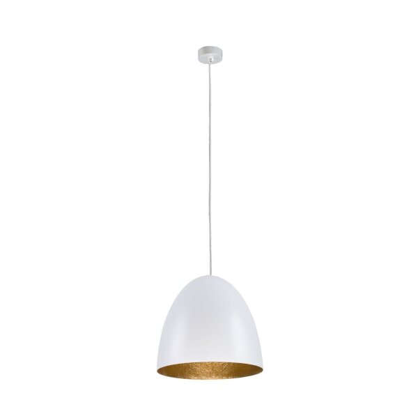 Weiße Pendelleuchte Gold Esstisch Lampe ORNELLA