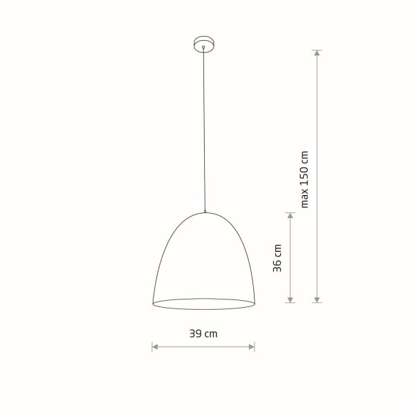 Weiße Pendelleuchte Gold Esstisch Lampe ORNELLA