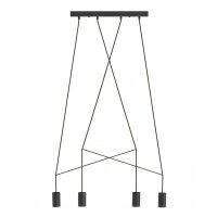 Lampe à suspendre IMBRIA Noir 4-flmg 35W Lampe