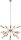 Pendelleuchte Gold 15-flmg Esstisch Lampe ROD