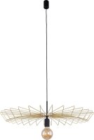 H&auml;ngelampe ELLA Gold Echt-Messing Wohnzimmer Lampe