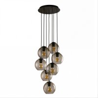 Pendelleuchte Schwarz 7-flmg VINCENTE Lampe