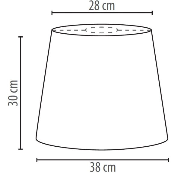 Textil Lampenschirm Hängelampe gehäkelt E27