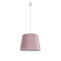 Romantische Pendelleuchte Rosa Weiß Ø44,5cm...