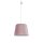 Romantique lampe suspendue rose blanc Ø44,5cm rond