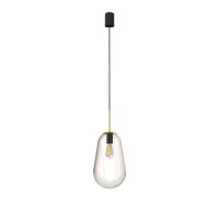 Lampe à suspendre moderne métal verre E27...