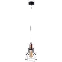Lampe à suspendre Noir Métal Ø 15 cm...