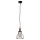 Lampe à suspendre Noir Métal Ø 15 cm Fil Abat-jour E27