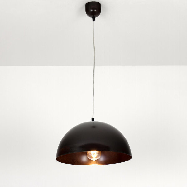 Hängeleuchte Rost Braun Industrie Design Ø33cm