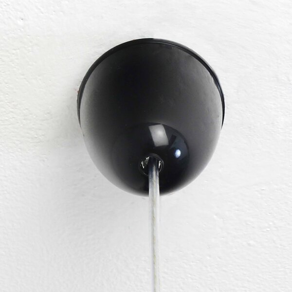 Moderne Pendelleuchte in schwarz-gold