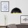 Moderne Pendelleuchte in schwarz-gold