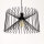 Suspension moderne NESS noir
