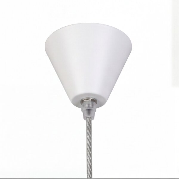 Suspension blanche à une flamme