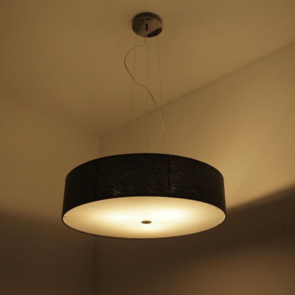 Lampe à suspendre XXL grise