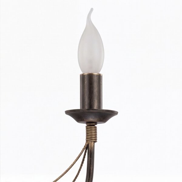Lustre rustique Ares 5 flammes